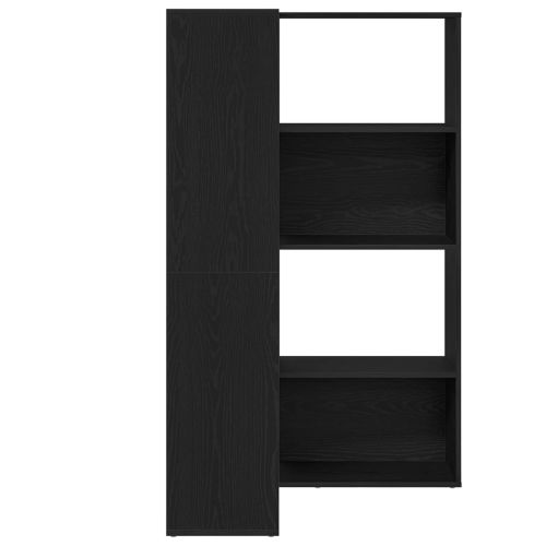 Гардероб 6 нива 85 x 85 x 140 см Инженерно дърво Черния дъб