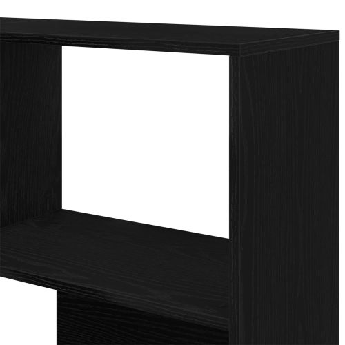 Гардероб 6 нива 85 x 85 x 140 см Инженерно дърво Черния дъб