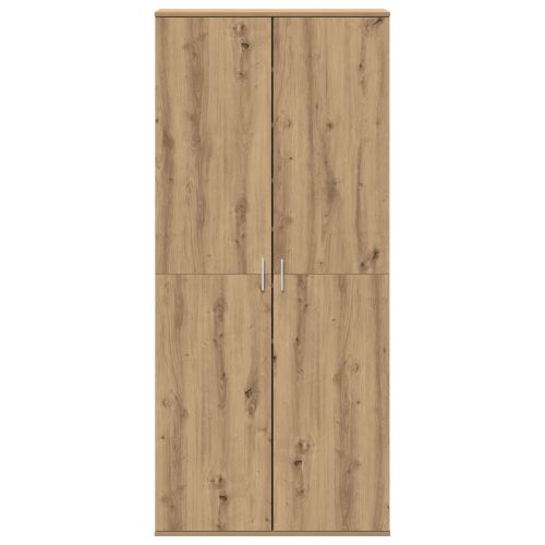 Шкаф с рафт дъб артизан 80 x 39 x 178 см Инженерно дърво