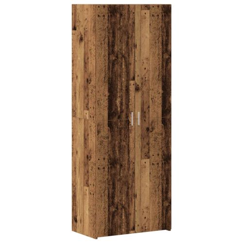 Шкаф за съхранение 2 pcs Старо дърво 70 x 42,5 x 185 см
