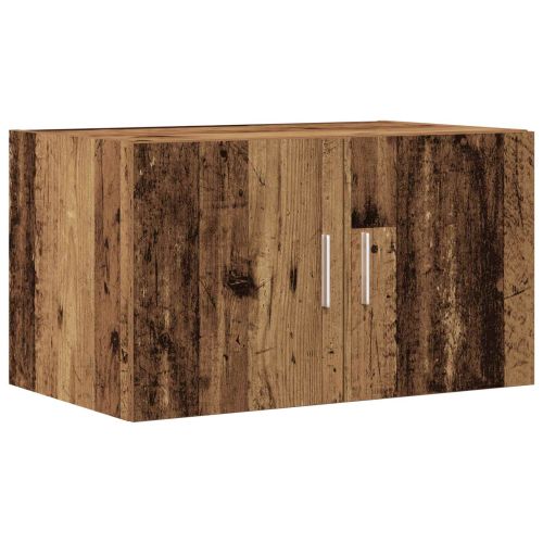 Шкаф за съхранение 2 pcs Старо дърво 70 x 42,5 x 185 см