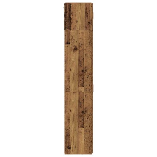 Шкаф за съхранение 2 pcs Старо дърво 70 x 42,5 x 185 см
