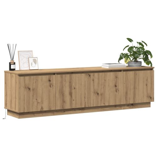 ТВ шкаф 180 x 38 x 49 см Дъб Инженерно дърво