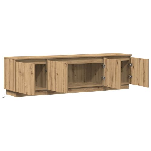 ТВ шкаф 180 x 38 x 49 см Дъб Инженерно дърво