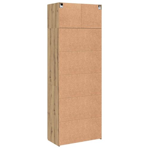 Шкаф за съхранение 2 pcs Дъб 80 x 42,5 x 225 см