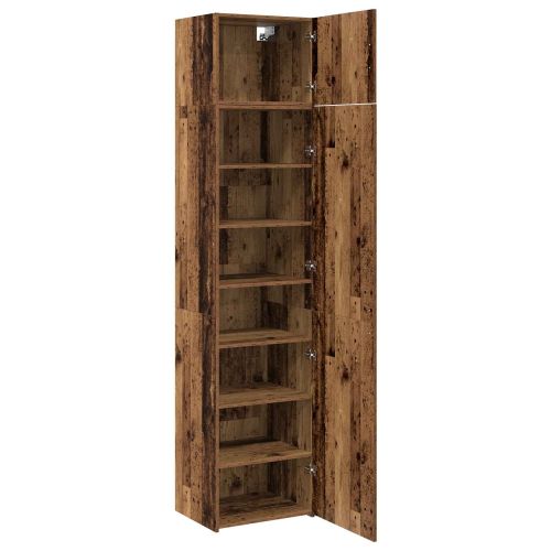 Служебен шкаф 2 pcs Старо дърво 50 x 41 x 225 см