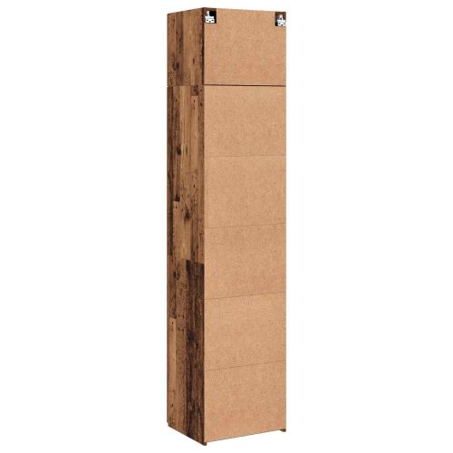 Служебен шкаф 2 pcs Старо дърво 50 x 41 x 225 см