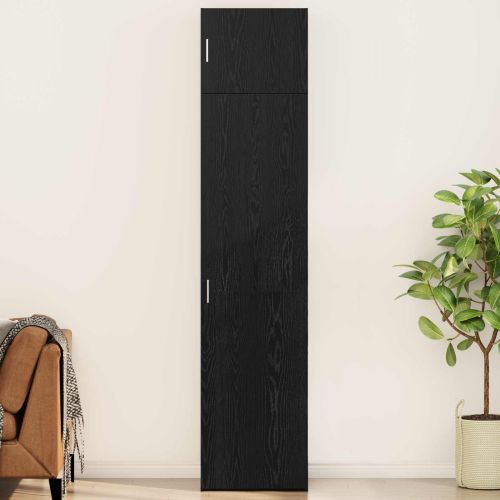 Служебен шкаф 2 pcs Черния дъб 50 x 41 x 225 см