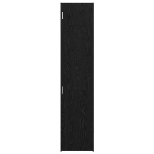 Служебен шкаф 2 pcs Черния дъб 50 x 41 x 225 см