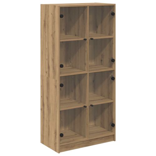 Висок шкаф Дъб 68 x 37 x 142 см Инженерно дърво