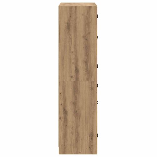 Висок шкаф Дъб 68 x 37 x 142 см Инженерно дърво