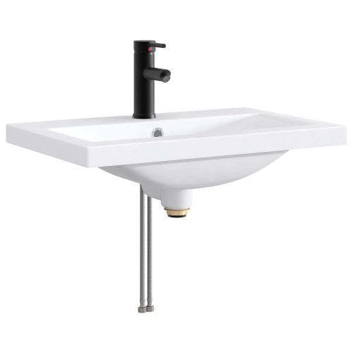 Комплект мебели за баня Опушен дъб 56 x 37,5 x 81 см