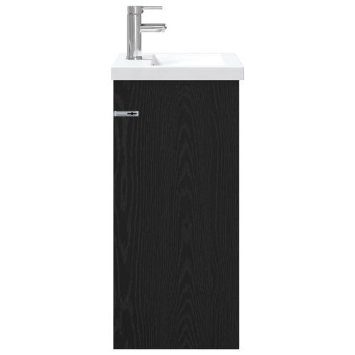 Комплект мебели за баня Черен дъб 61 x 40 x 84,5 см