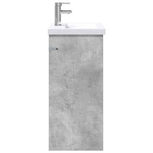 Комплект мебели за баня Бетонно сиво 61 x 40 x 84,5 см