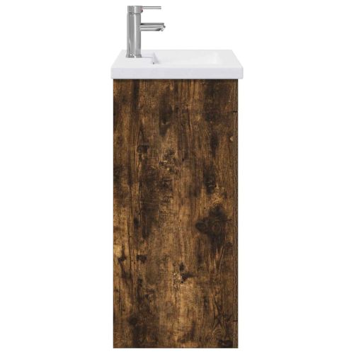 Комплект мебели за баня Опушен дъб 81 x 40 x 84,5 см