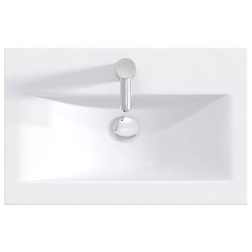 Комплект мебели за баня Черен дъб 61 x 40 x 84,5 см