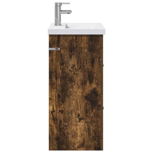 Комплект мебели за баня Опушен дъб 61 x 40 x 84,5 см