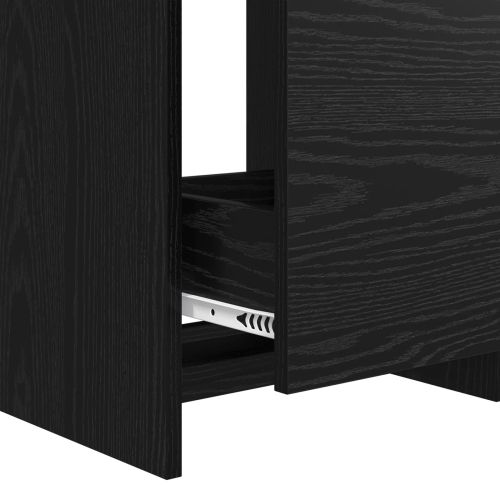 Комплект мебели за баня Черен дъб 81 x 40 x 84,5 см