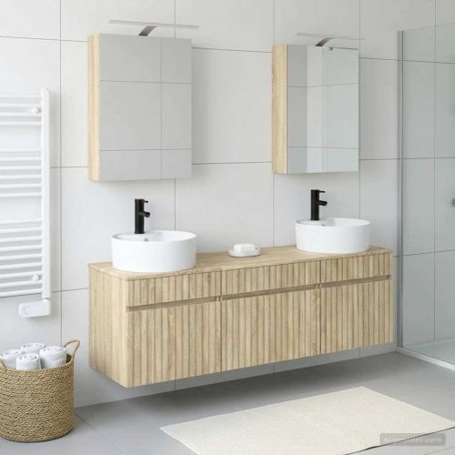 Комплект шкафове за баня 5 pcs Дъб сонома 50 x 14,5 x 70 см