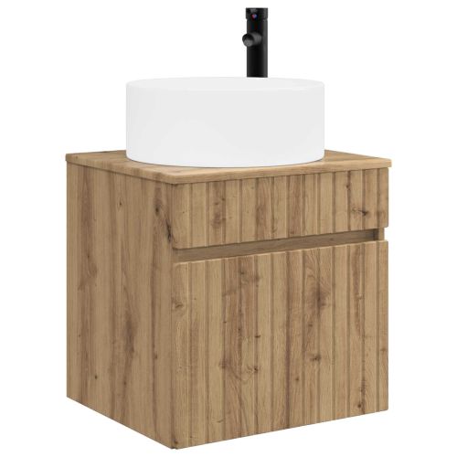 Комплект шкафове за баня 4 pcs Дъб артизан 100 x 14,5 x 70 см