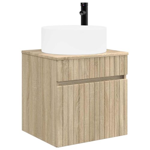 Комплект шкафове за баня 4 pcs Дъб сонома 103,5 x 15,5 x 70 см