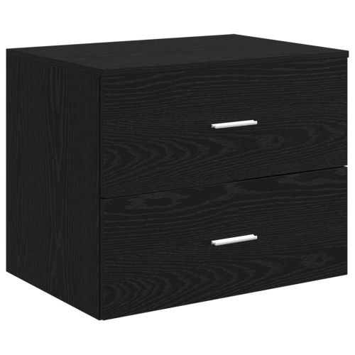 Комплект мебели за баня 4 pcs Черен дъб