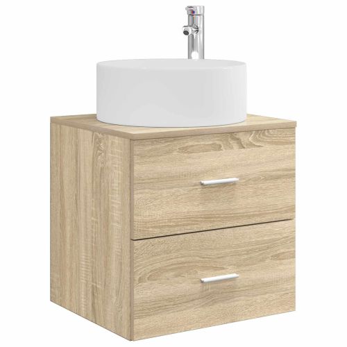 Комплект мебели за баня 4 pcs Дъб сонома
