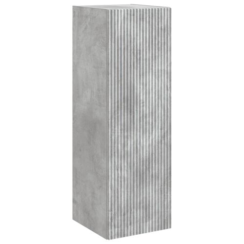 Комплект шкафове за баня 5 pcs Бетонно сиво 50 x 14,5 x 70 см