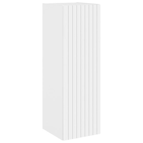 Комплект шкафове за баня 5 pcs Бяло 40 x 10,5 x 60,5 см