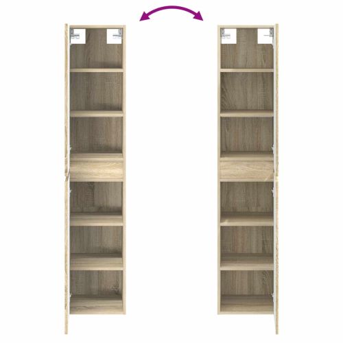 Комплект шкафове за баня 5 pcs Дъб сонома 43 x 16 x 62,5 см