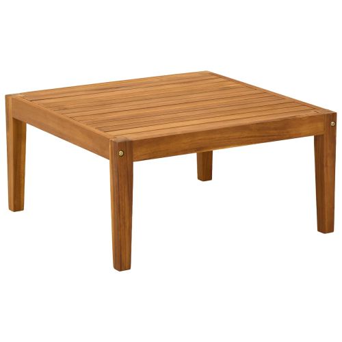 Маса Солидно акациево дърво Натурално 60 x 60 x 30 cm