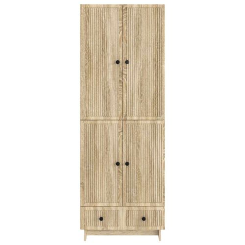 Комплект шкафове 2 pcs Дъб сонома 66 х 34,5 х 95 см