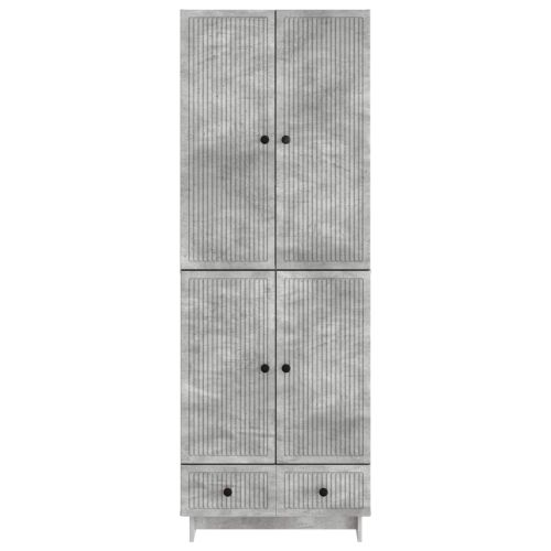 Комплект шкафове 2 pcs Бетонно сиво 66 х 34,5 х 95 см