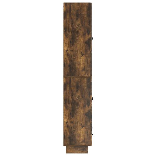 Комплект шкафове 2 pcs Опушен дъб 66 х 34,5 х 95 см