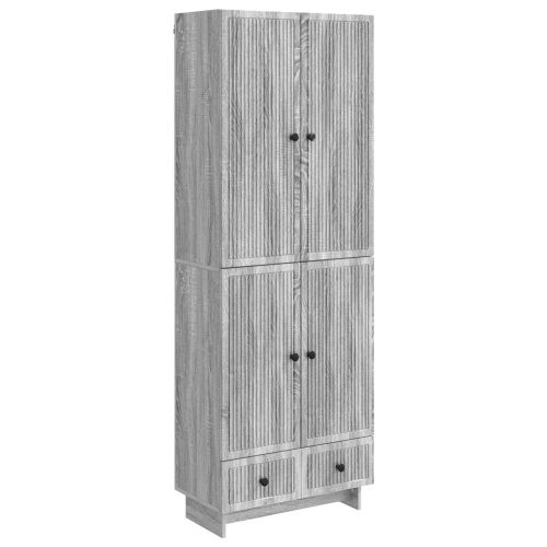 Комплект шкафове 2 pcs Сив Сонома 66 х 34,5 х 95 см