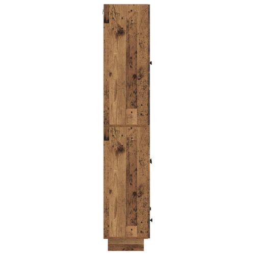 Комплект шкафове 2 pcs Старо дърво 66 х 34,5 х 95 см