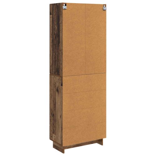Комплект шкафове 2 pcs Старо дърво 66 х 34,5 х 95 см