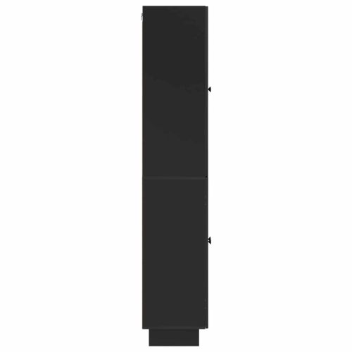 Комплект шкафове 2 pcs Черно 66 x 34,5 x 90 см
