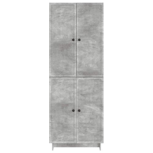 Комплект шкафове 2 pcs Бетонно сиво 66 x 34,5 x 90 см