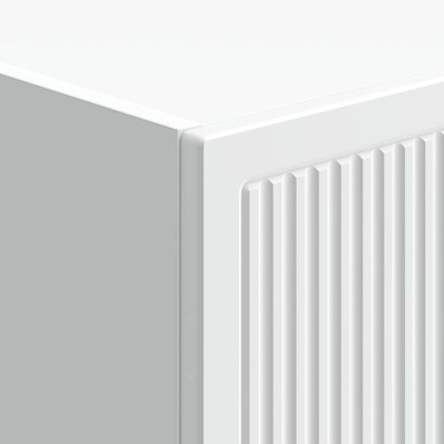 Комплект шкафове 2 pcs Бял гланц 34,5 x 33 x 90 см