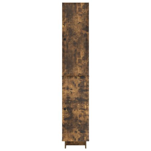 Комплект шкафове 2 pcs Опушен дъб 34,5 x 33 x 90 см