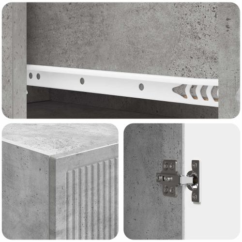 Комплект шкафове 2 pcs 33 x 34,5 x 90 см Инженерна дървесина
