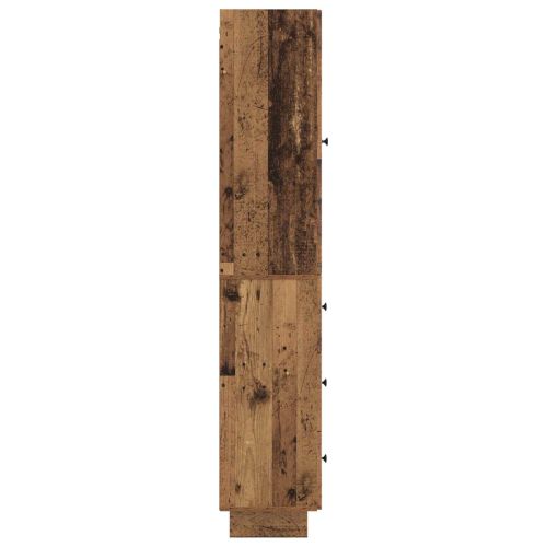 Комплект шкафове 2 pcs Старо дърво 33 x 34,5 x 90 см