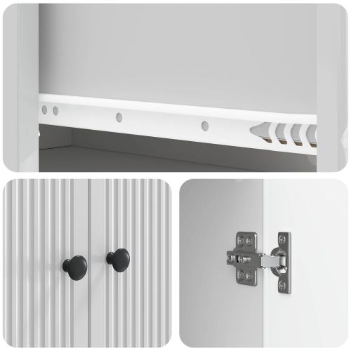 Комплект шкафове 2 pcs 66 x 34,5 x 90 см Инженерна дървесина