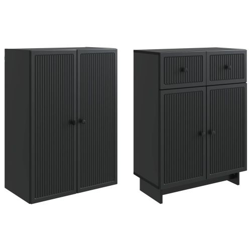 Комплект шкафове 2 pcs 66 x 34,5 x 90 см Инженерна дървесина