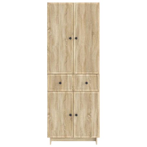 Комплект шкафове 2 pcs 66 x 34,5 x 90 см Инженерна дървесина