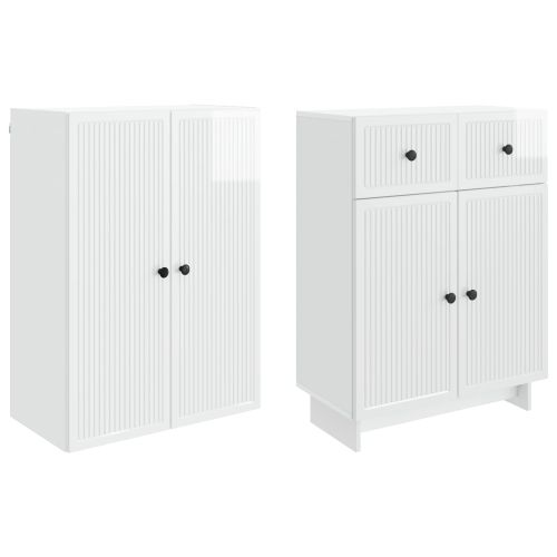 Комплект шкафове 2 pcs 66 x 34,5 x 90 см Инженерна дървесина