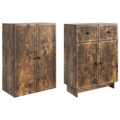 Комплект шкафове 2 pcs 66 x 34,5 x 90 см Инженерна дървесина