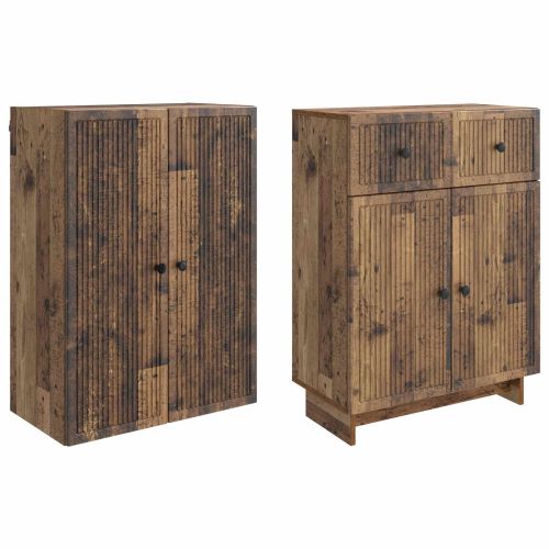 Комплект шкафове 2 pcs 66 x 34,5 x 90 см Инженерна дървесина
