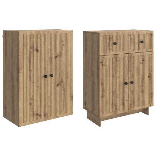 Комплект шкафове 2 pcs 66 x 34,5 x 90 см Инженерна дървесина